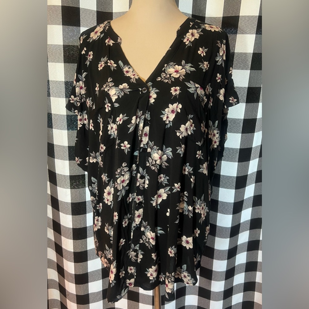Torrid Floral Blouse